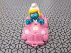 Supersmurfin in roze wagen – variant 4.0241, Verzamelen, Ophalen of Verzenden, Gebruikt, Smurfin, Poppetje, Figuurtje of Knuffel