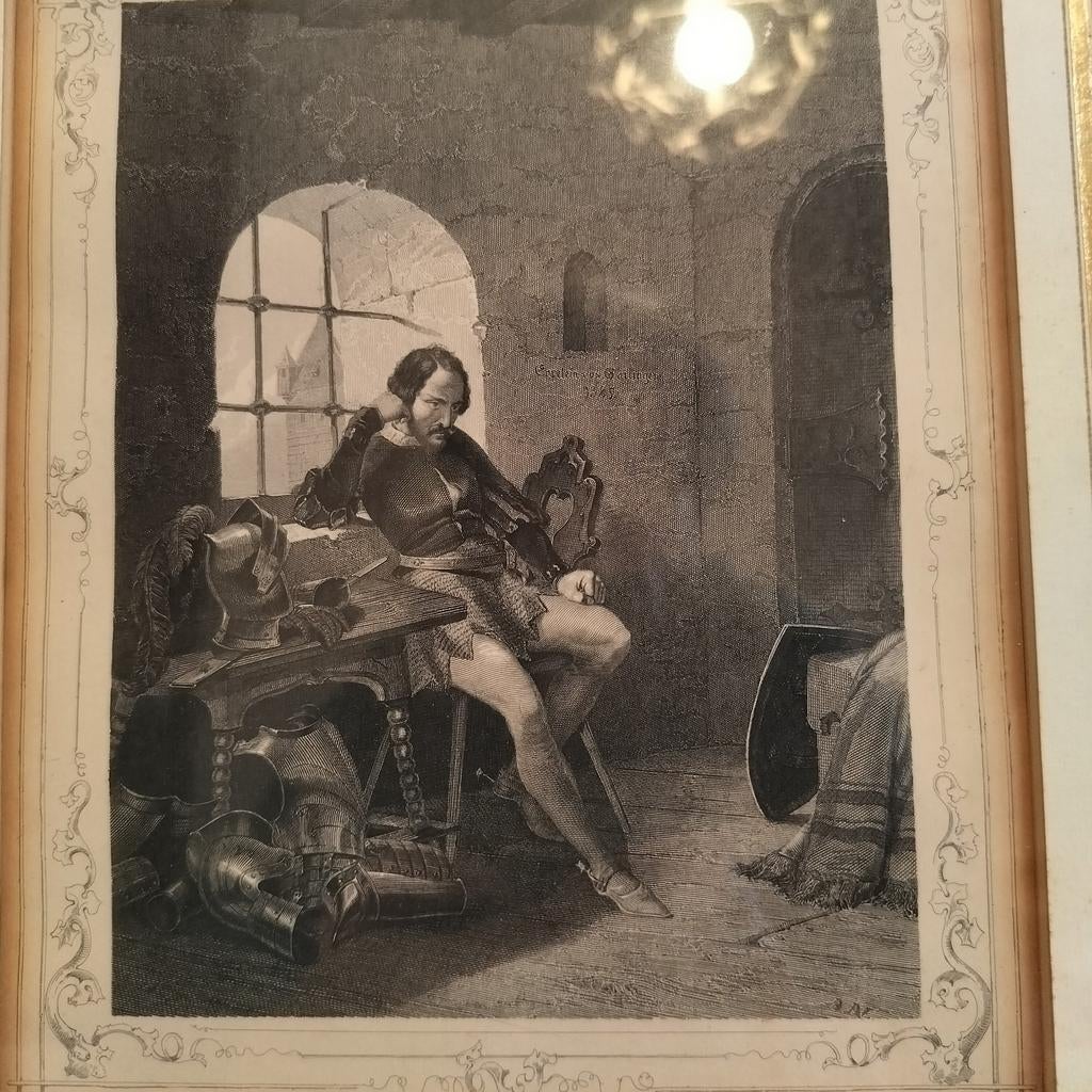 Antieke ets, Ophalen of Verzenden