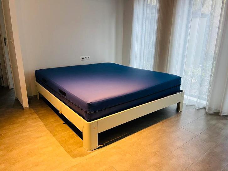 Auping Auronde, Huis en Inrichting, Slaapkamer | Waterbedden, Zo goed als nieuw, Duo-systeem, 180 cm, 200 cm, Tweepersoons, Ophalen