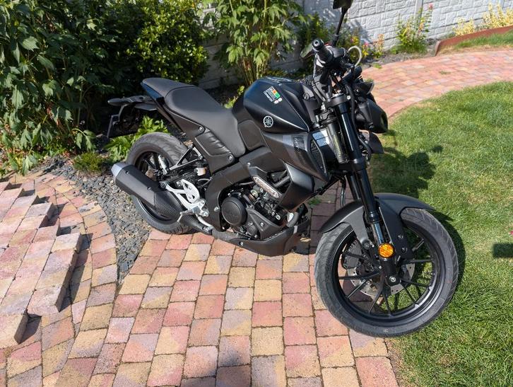 YAMAHA MT 125 Tech Black 2024-283KM-GARANTIE 5 ANS, Motoren, Motoren | Yamaha, Particulier, Naked bike, 11 kW of minder, ABS, LED Verlichting