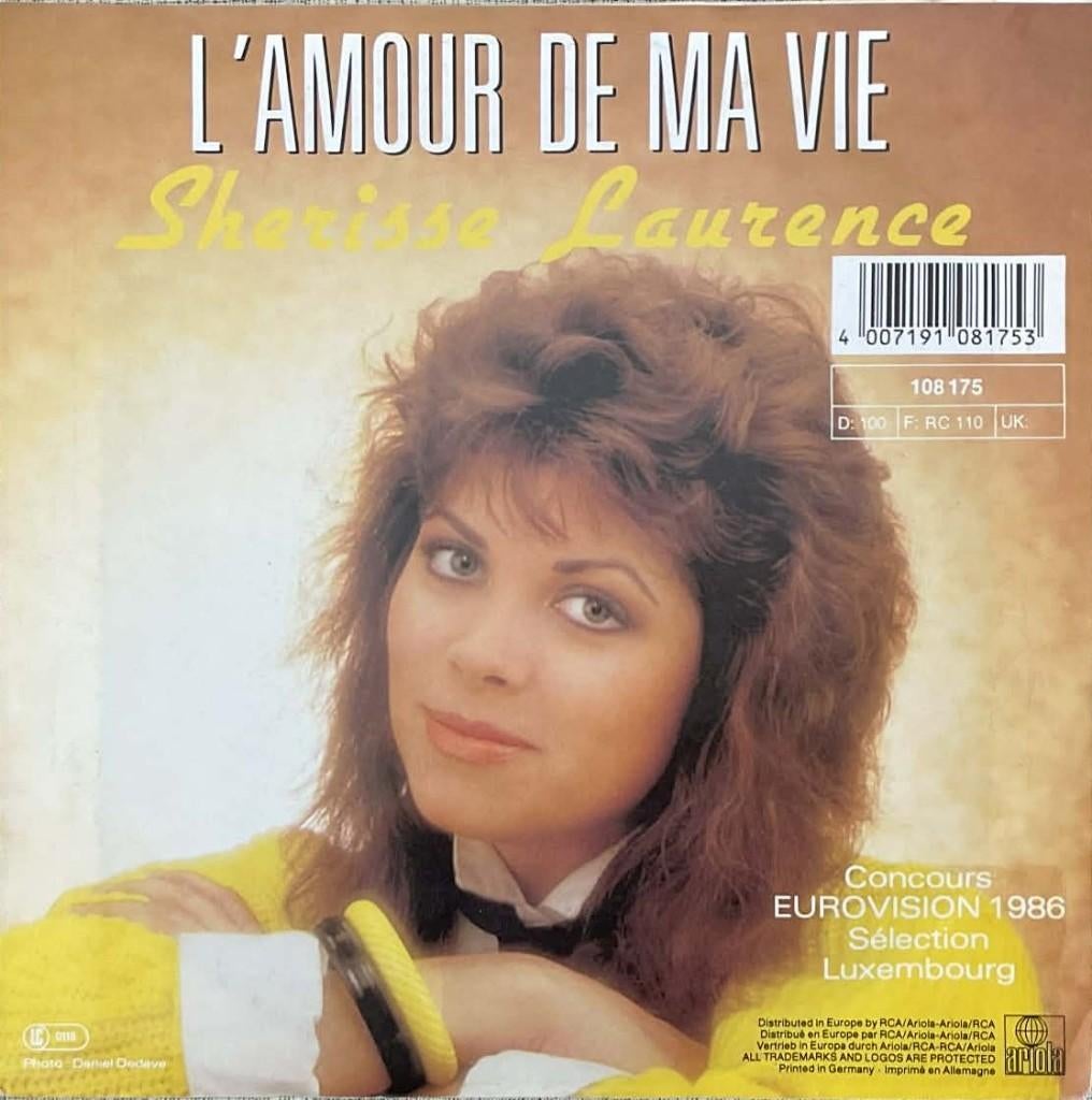 Sherisse Laurence "L'amour de ma vie", CD & DVD, Enlèvement ou Envoi, Comme neuf, Autres genres, Single