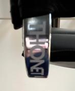 8 design stoelen thonet S74 volleder, Huis en Inrichting, Stoelen, Ophalen, Gebruikt, Zwart, Leer