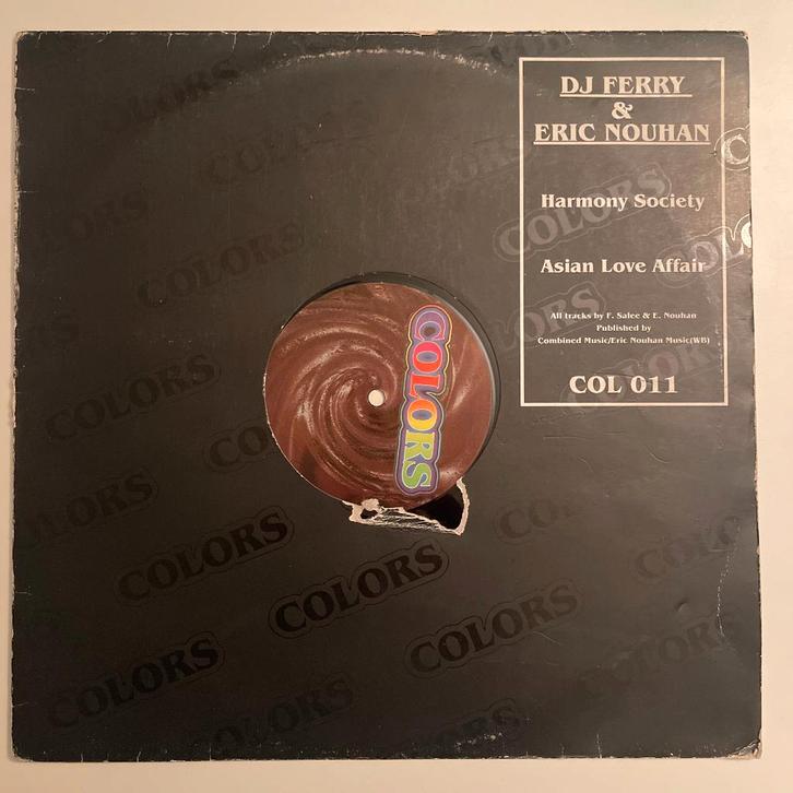 DJ Ferry & Eric Nouhan - Harmony Society, Cd's en Dvd's, Vinyl | Dance en House, Gebruikt, Techno of Trance, 12 inch, Ophalen of Verzenden