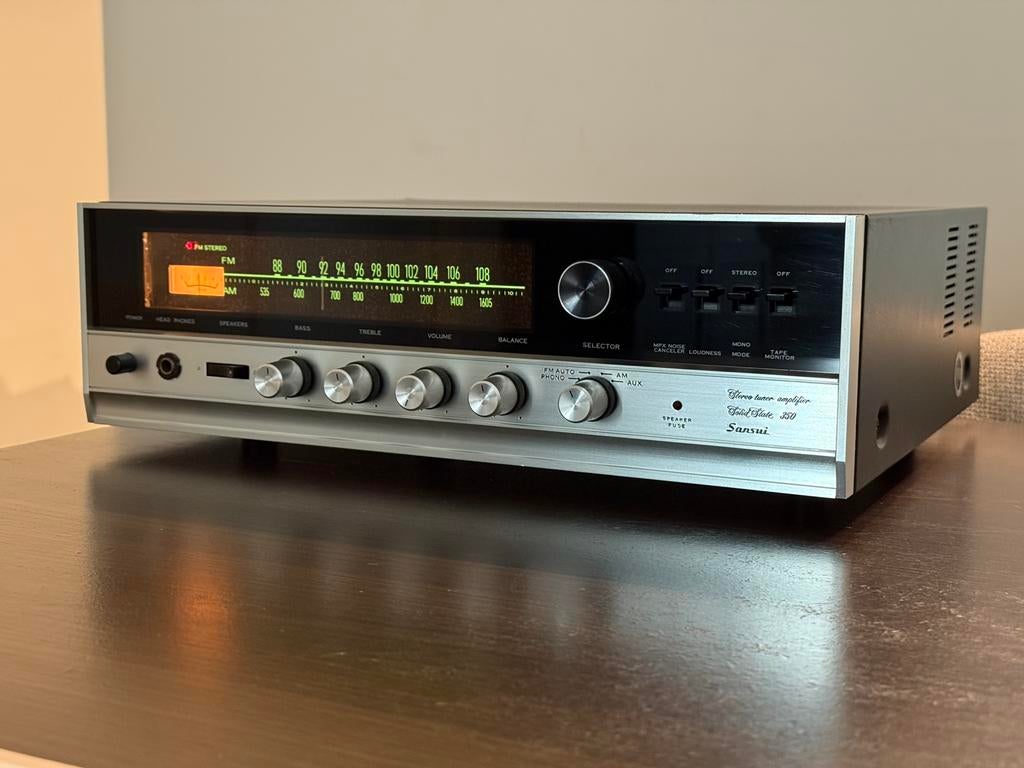 SANSUI 350 Solid State Stereo Receiver (1968), TV, Hi-fi & Vidéo, Amplificateurs & Ampli-syntoniseurs, Comme neuf, Autres marques
