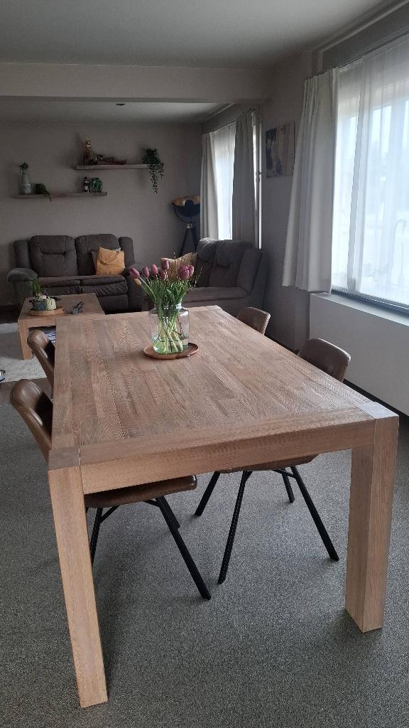 Eettafel, salontafel en boekenkast Henders&Hazel, Huis en Inrichting, Complete eetkamers, Ophalen