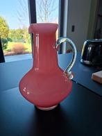 Grand pichet en opaline rose.  Très bon état, Enlèvement ou Envoi