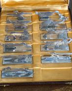 Rare Porte-Couteaux Argent Plaqué Art Déco Pierre Devouge, Enlèvement ou Envoi, Argent