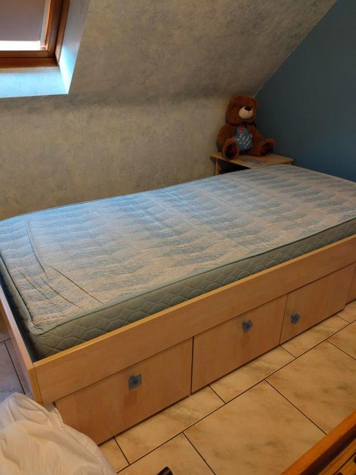 Lit 1 personne, Maison & Meubles, Chambre à coucher | Chambres à coucher complètes, Une personne, Enlèvement