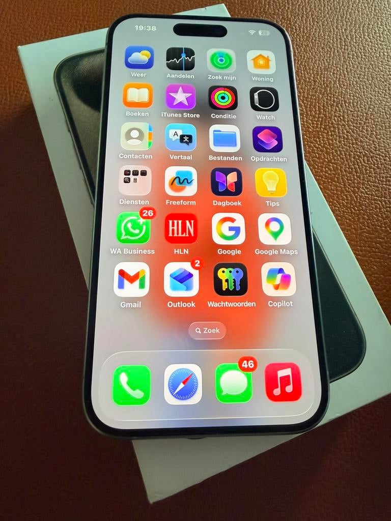 Iphone 15 pro 128gb! Zo goed als nieuw, Télécoms, Téléphonie mobile | Apple iPhone, Avec simlock (verrouillage SIM), 128 GB, Comme neuf