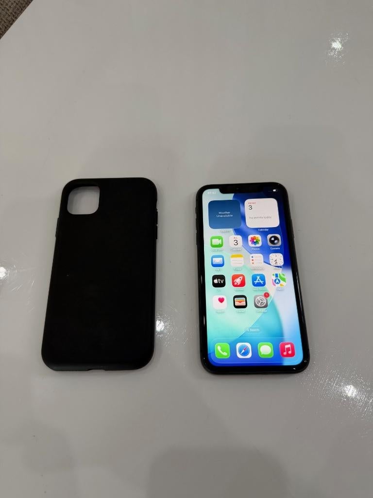 Apple iPhone 11 Black - 64 GB, Télécoms, Téléphonie mobile | Apple iPhone, Enlèvement, 64 GB, Noir, IPhone 11