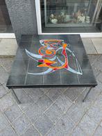 Vintage Adri Belarti keramische salontafel, jaren '60/'70., Enlèvement ou Envoi, Comme neuf, Métal