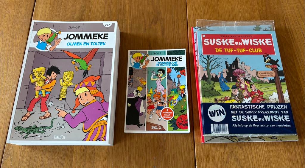 Nieuwe strips van Jommeke en Suske & Wiske, Meerdere stripboeken, Ophalen, Nieuw