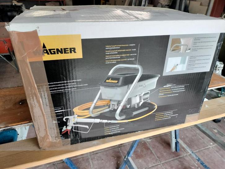 Wagner Airless sprayer plus verfspuit, Doe-het-zelf en Bouw, Schildersmaterialen, Gebruikt, Verfspuit of Verfpomp, Ophalen of Verzenden