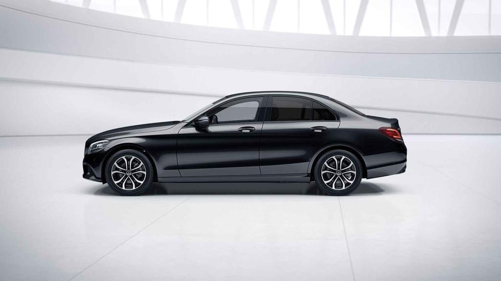 Mercedes-Benz C-klasse 180 d Night Pack | Dodehoekassistent, Auto's, 4 deurs, Euro 6, 4 cilinders, Zwart