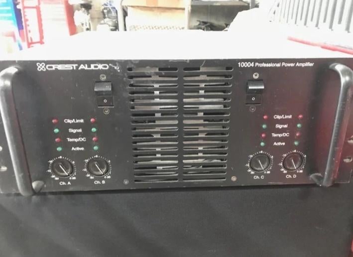 Crest 10004 versterker, Muziek en Instrumenten, Versterkers | Keyboard, Monitor en PA, Gebruikt, P.A., 1000 watt of meer, Ophalen of Verzenden