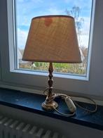 Abat jour pied laiton, Maison & Meubles, Enlèvement, Utilisé, 25 à 50 cm