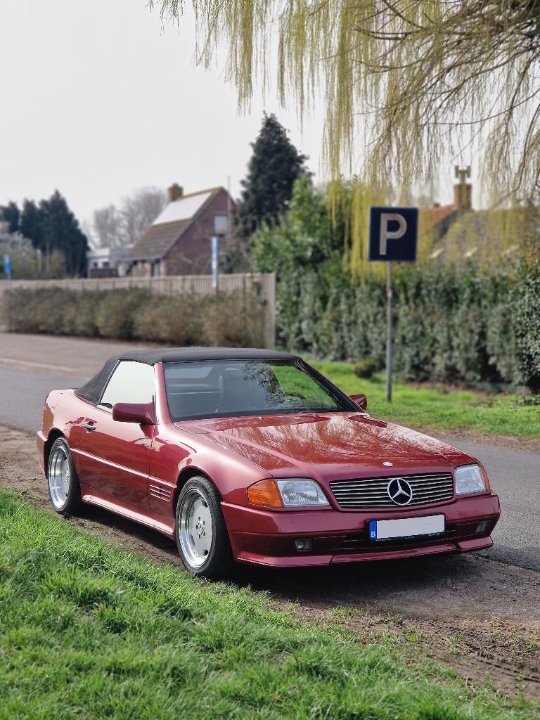 Mercedes SL 300 - 24 AMG, Auto's, Automaat, 4 zetels, Achterwielaandrijving, Zwart