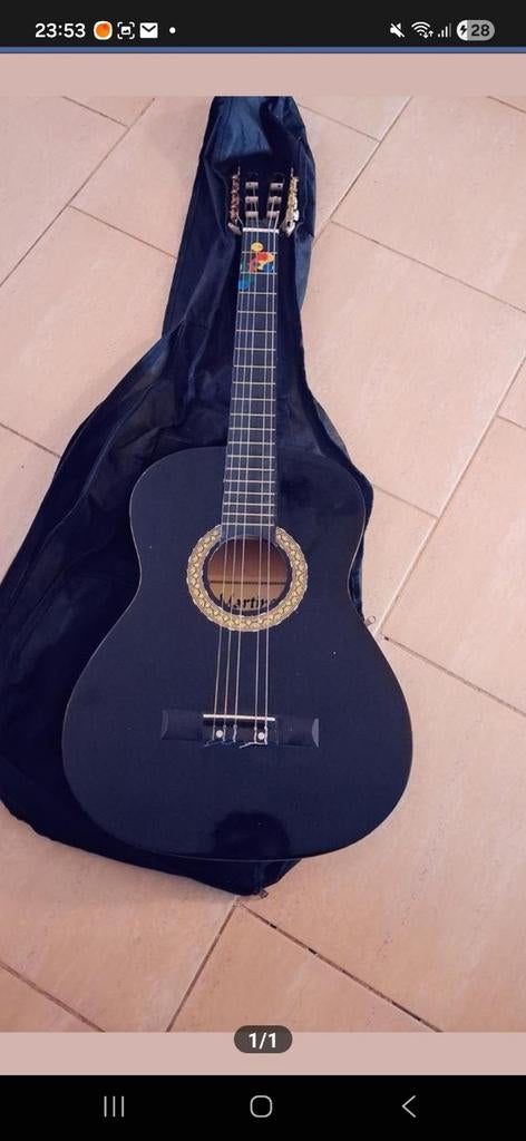 Gitaar linkshandig 3/4, Ophalen