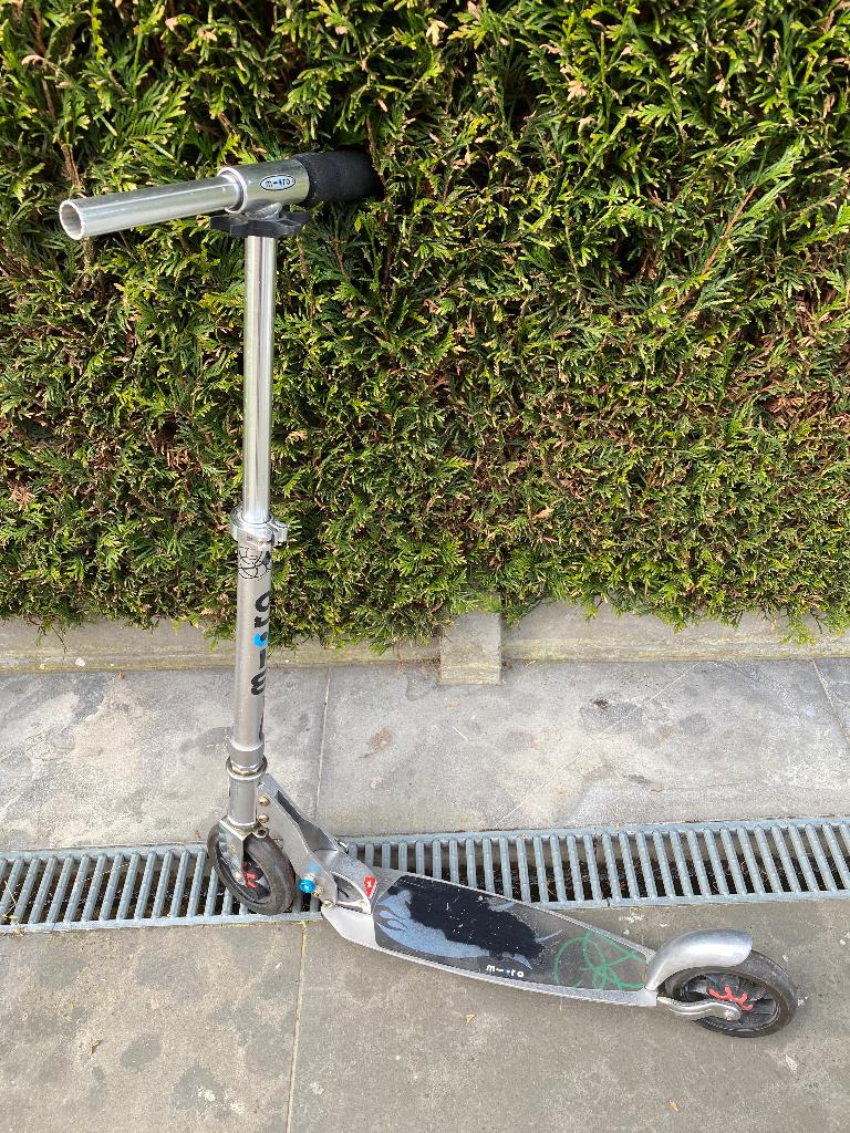 Step micro speed pure zilver, Fietsen en Brommers, Steps, Gebruikt, Gewone step, Ophalen