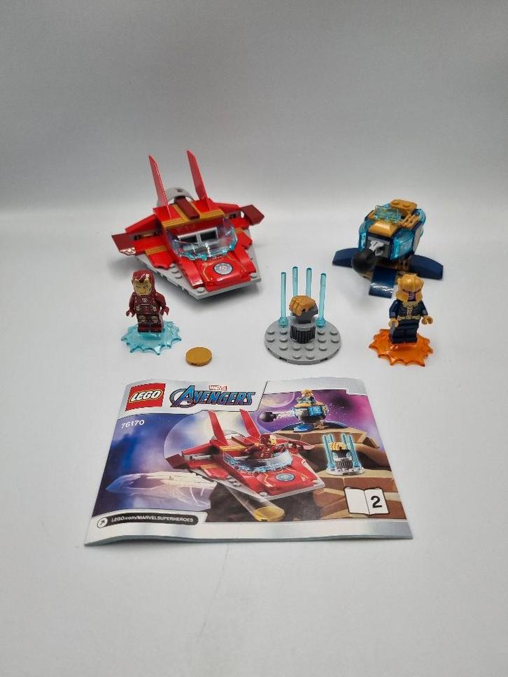 Lego Super Heroes 76170 Iron Man contre Thanos, Enfants & Bébés, Jouets | Duplo & Lego, Comme neuf, Lego, Ensemble complet, Instructions incluses