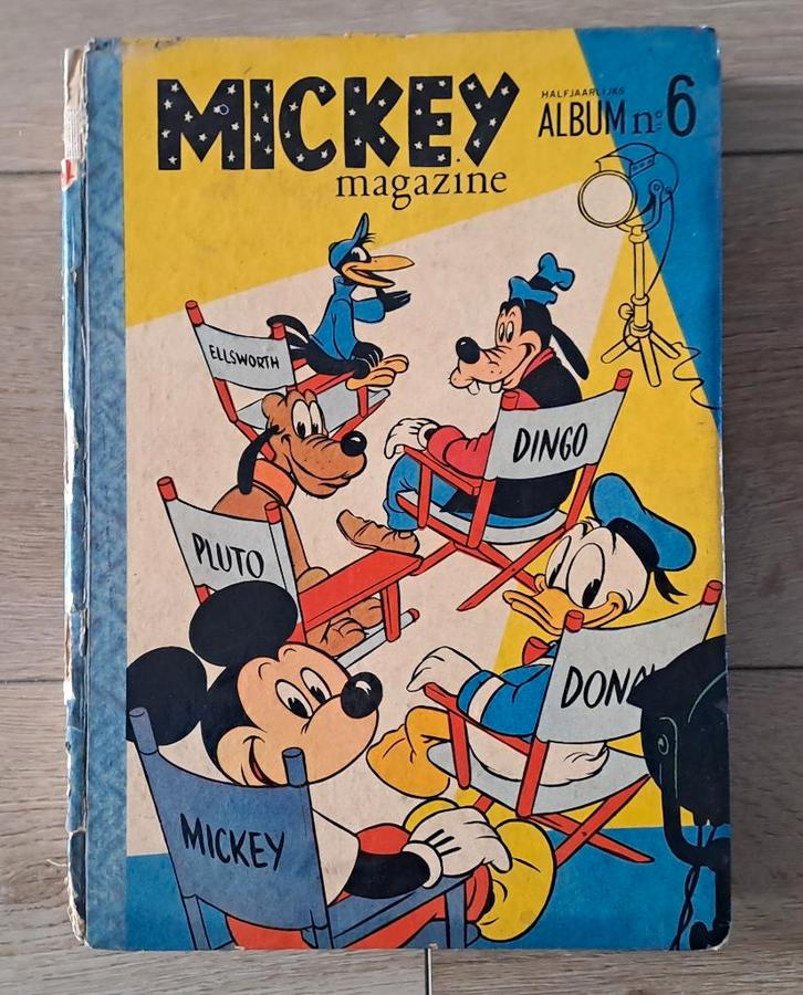 MICKEY MAGAZINE ALBUM NR 6, Boeken, Stripverhalen, Gelezen, Meerdere stripboeken, Ophalen of Verzenden