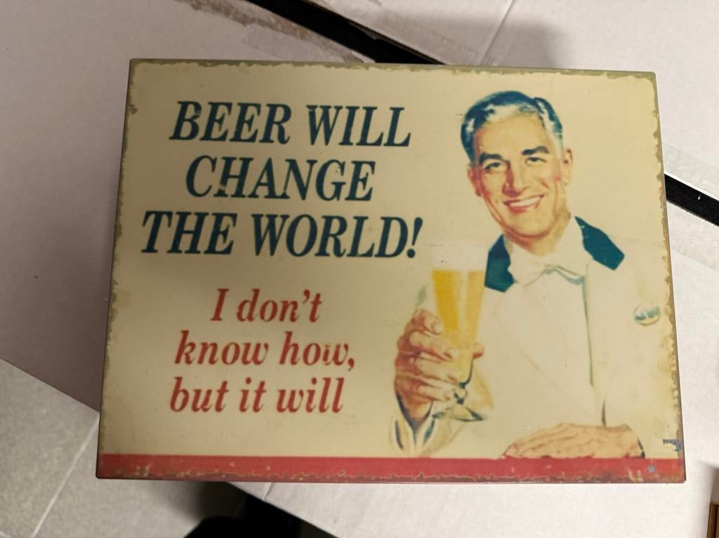 Blikken doos bier, Verzamelen, Ophalen, Nieuw