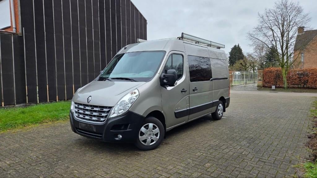 Renault Master 2.3 dci Dub Cabine van 2012, met 125.000kms, Auto's, Renault, Bedrijf, Te koop, Master, Navigatiesysteem, Diesel