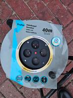 Verlengkabel L =40 meter op haspel, Ophalen