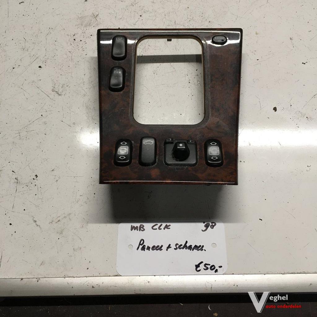 Mercedes CLK 1998  Paneel met diverse schakelaars, Gebruikt, -, -, Ophalen of Verzenden