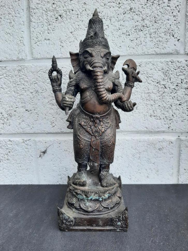 Statue en bronze / Ganesh / Garuda / Indonésie / Asie, Maison & Meubles, Accessoires pour la Maison | Autre, Neuf, Enlèvement ou Envoi