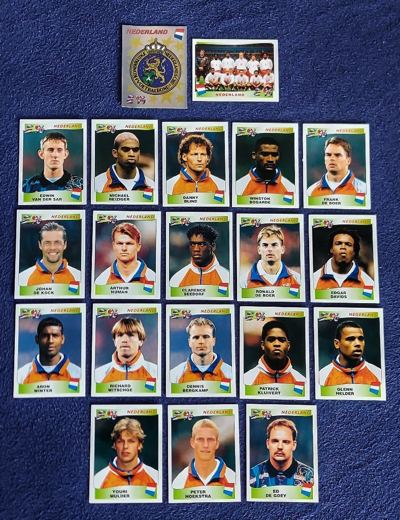 20 versch. Panini stickers voetbal ' Euro 1996 - Nederland ', Ophalen of Verzenden, Nieuw, Poster, Plaatje of Sticker
