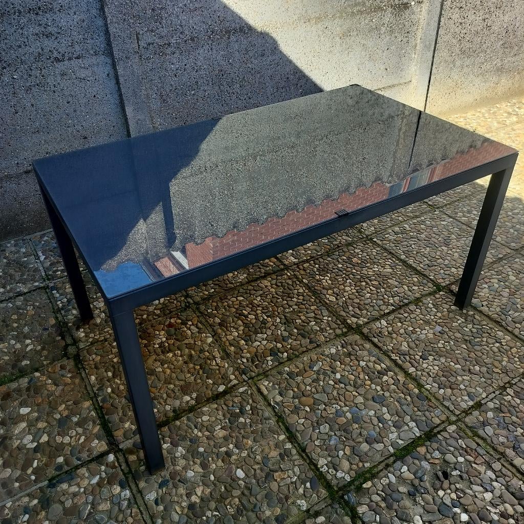 tuinset tafel + 4 tuinstoelen, Tuin en Terras, Ophalen, Zo goed als nieuw, Tuinset, Eettafel