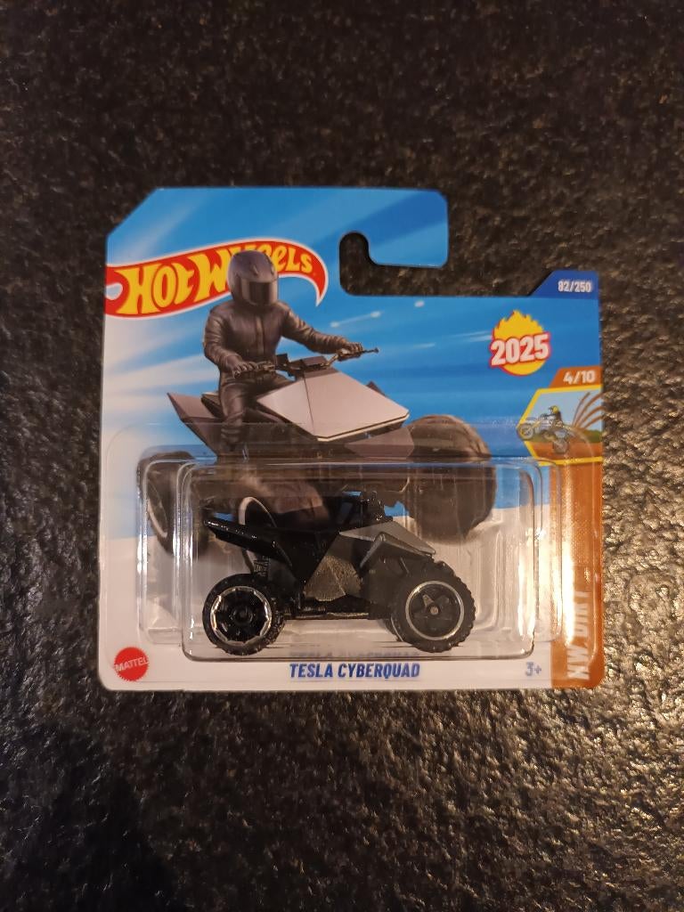Hot Wheels - Tesla Cyberquad, Envoi, Neuf, Moteur