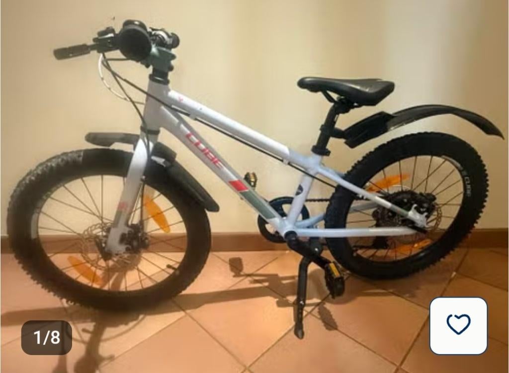 Vélo pour garçon Cube Acid 200, Vitesses, Comme neuf, Cube, 20 pouces