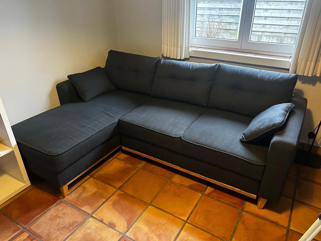 Zetel(bed), Ophalen, Gebruikt, 75 tot 100 cm, Stof