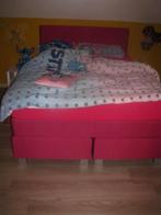 Roze boxspring met bijhorende kasten, Kinderen en Baby's, Ophalen, Gebruikt
