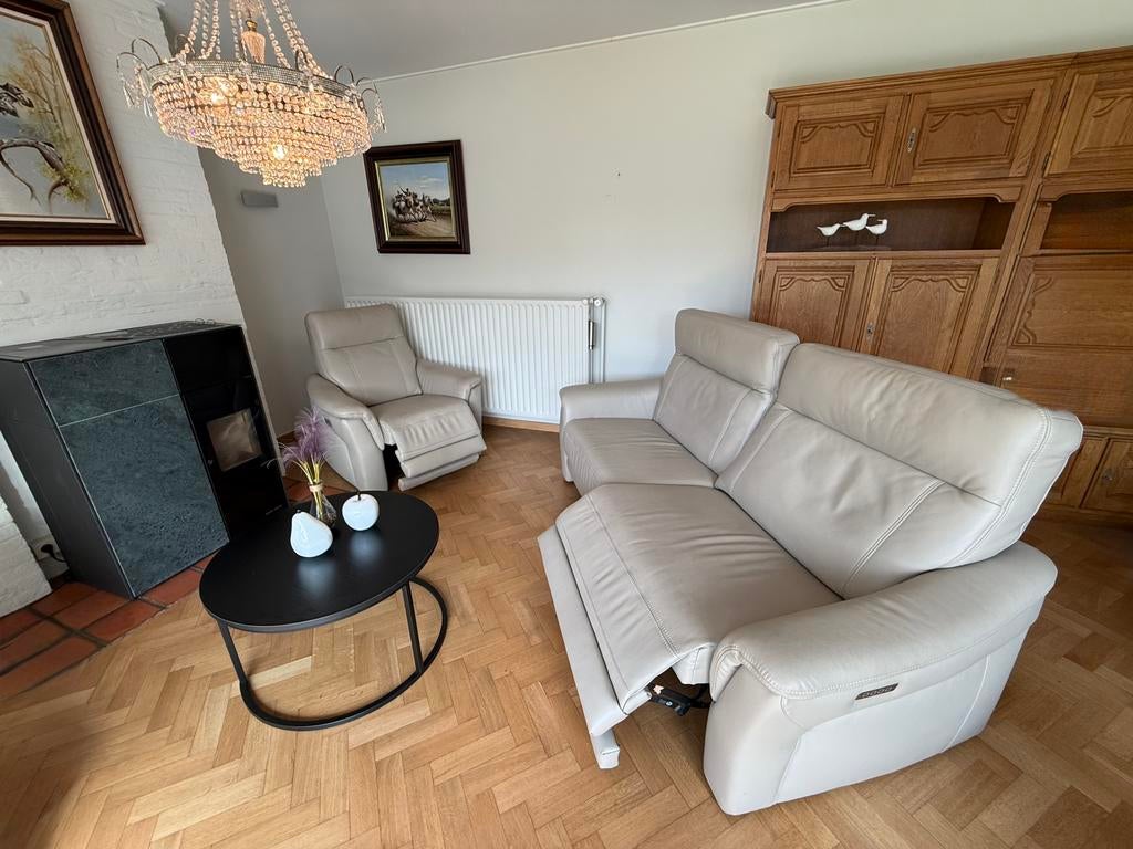 Salon en cuir de haute qualité - Electric Relax - Comme neuf, Enlèvement, Cuir