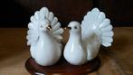 2 porseleinen beeldjes : Duifjes, Enlèvement, Neuf, Animal