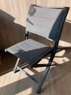 Chaise pliante Belavi - métal tissu gris - très confortable, Enlèvement, Comme neuf, Métal