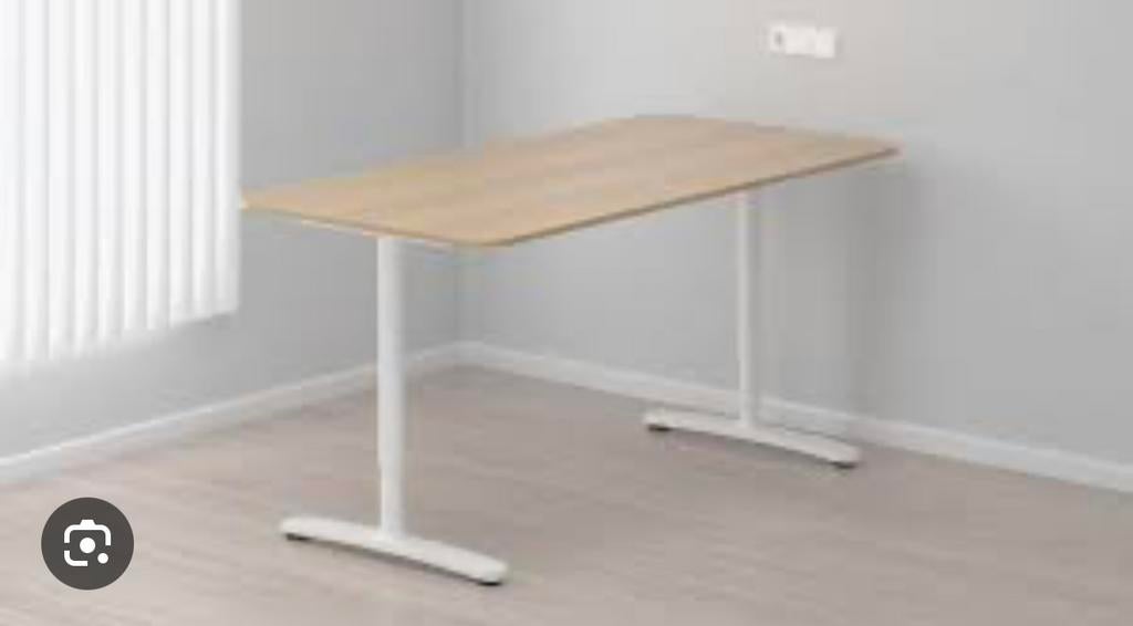 Ikea bekant bureau eiken blad, Enlèvement, Comme neuf, IKEA
