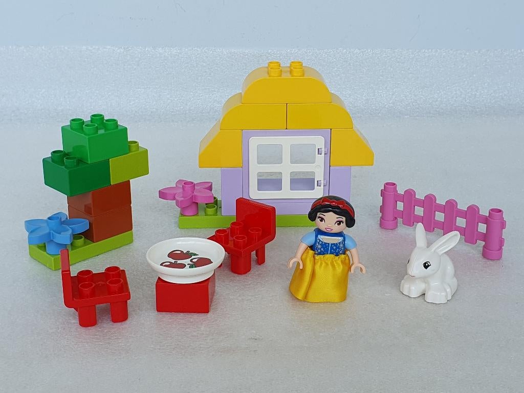 Lego Duplo 6152: Sneeuwwitje's Huisje, Gebruikt, Ophalen of Verzenden, Compleet, Complete set