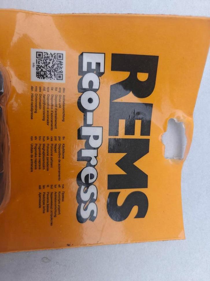 Rems Eco-press sertisseuse radiale manuelle, Autos : Divers, Chaînes