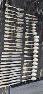 43 Christofle verzilverd bestek model „Perles”, Antiek en Kunst, Ophalen