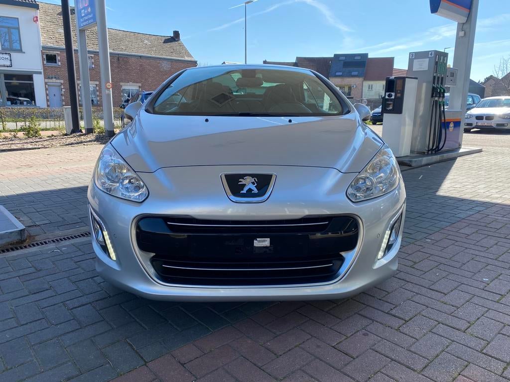Peugeot 308cc 1.6 - ESSENCE - AUTOMATIQUE - 130.000km - 2012, Autos, Cuir, Entreprise, Cabriolet, Noir