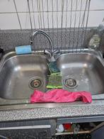 Evier, Enlèvement, Utilisé, Gris