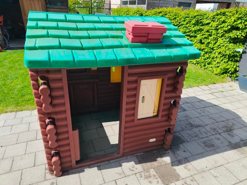 Speelhuisje little tikes, Ophalen