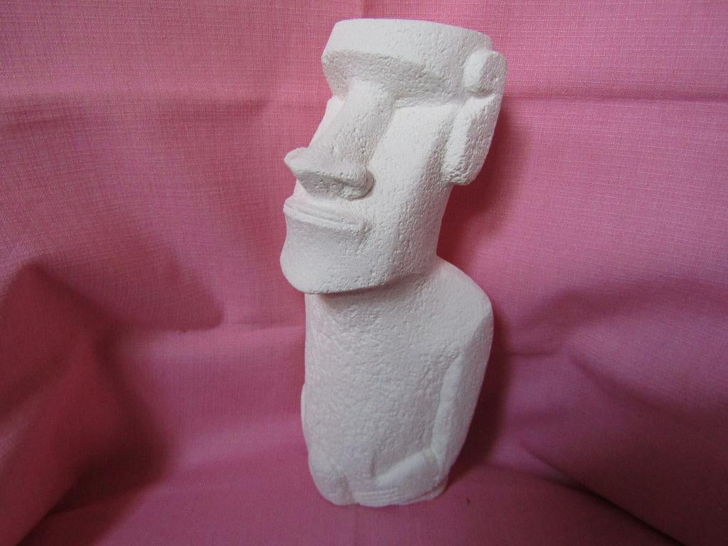 Magnifique statue "MOAI", îles De Pâques, Antiquités & Art, Art | Sculptures & Bois, Statue, Enlèvement ou Envoi, Gips, Autres sujets