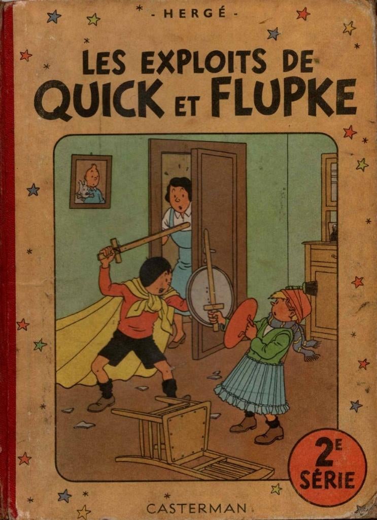 BD série 2   Quick & Flupke 1949, Livres, Une BD, Enlèvement, Utilisé, HERGE