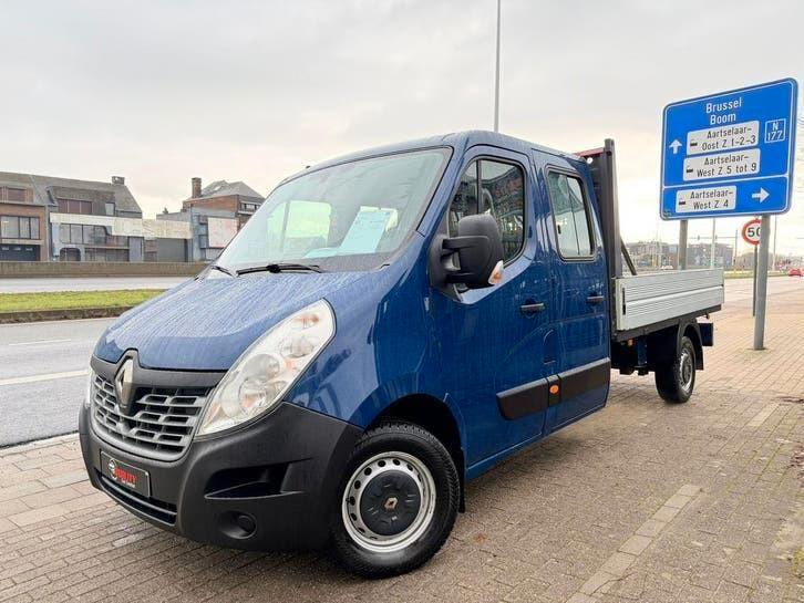 Renault Master Open Laadbak L4 92000km 2018 7zitpl. Euro6b, Autos, Camionnettes & Utilitaires, Entreprise, ABS, Verrouillage central