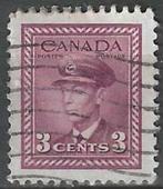 Canada 1943-1948 - Yvert 208 - Koning George VI (ST), Postzegels en Munten, Postzegels | Amerika, Verzenden, Gestempeld
